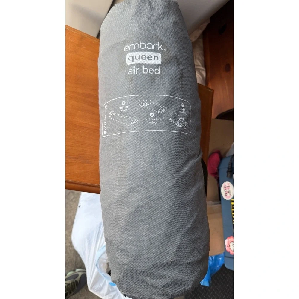 Embark Queen‎ Air Bed Inflatable Mattress With Carry Bag Tested